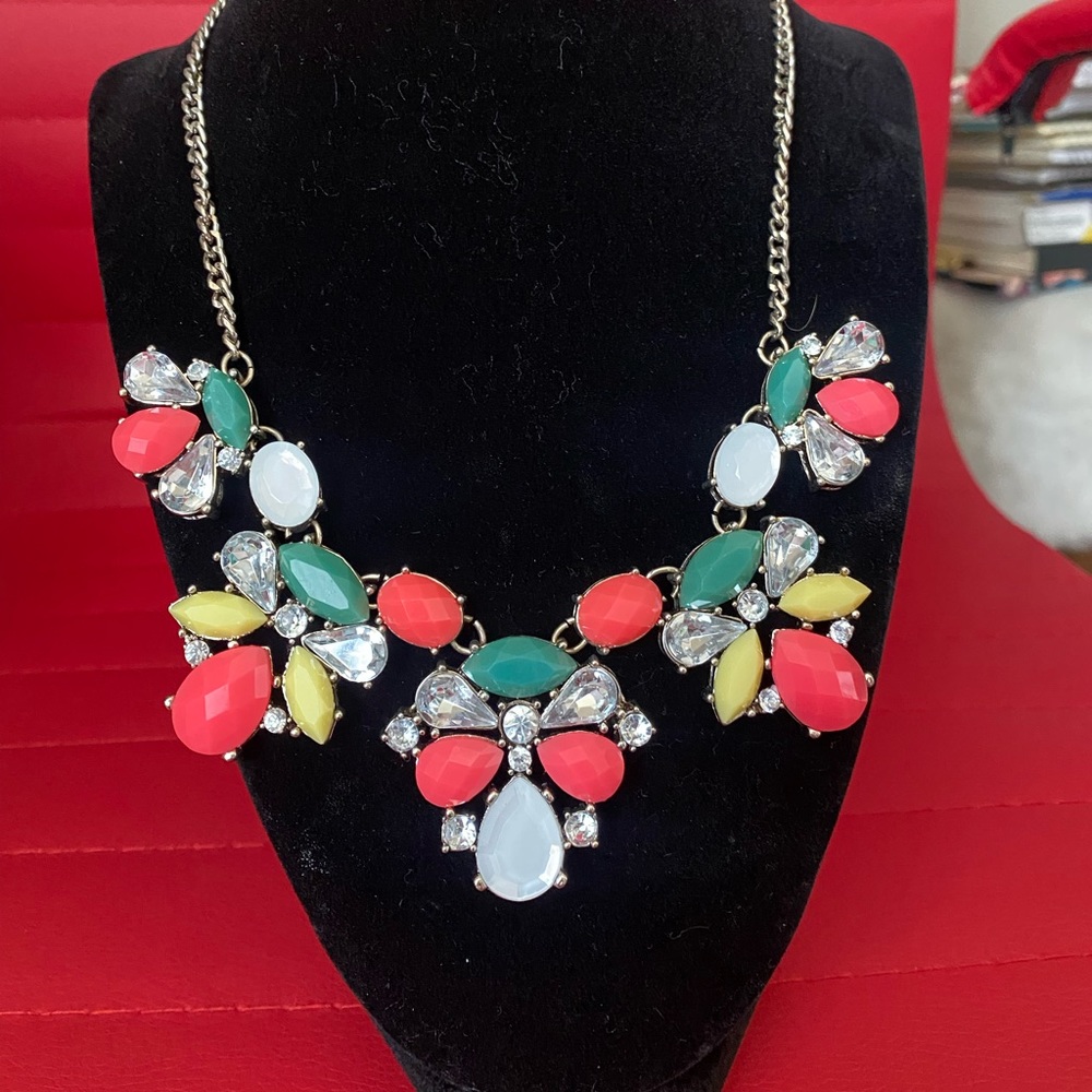J.crew statement necklace set